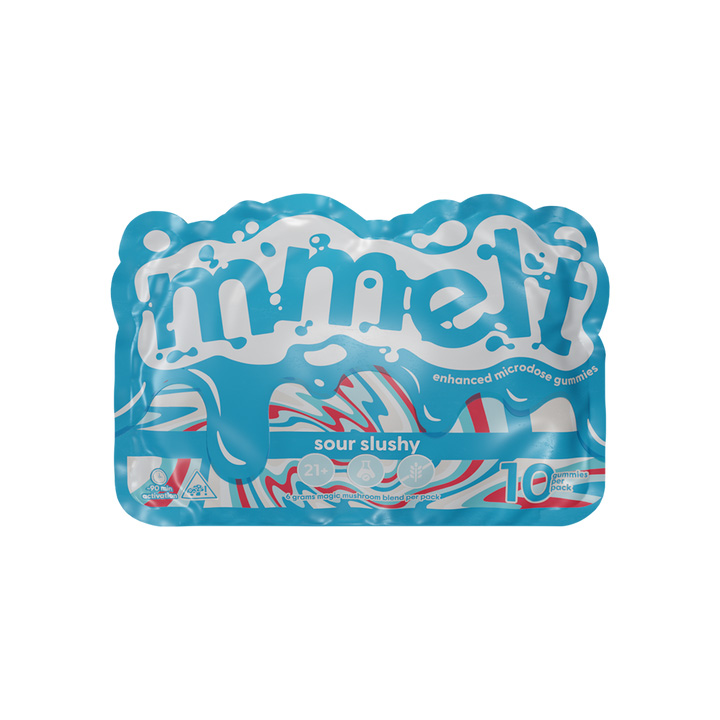 Mmelt Sour Slushy Mushroom Gummies – 10 Ct - Image 2