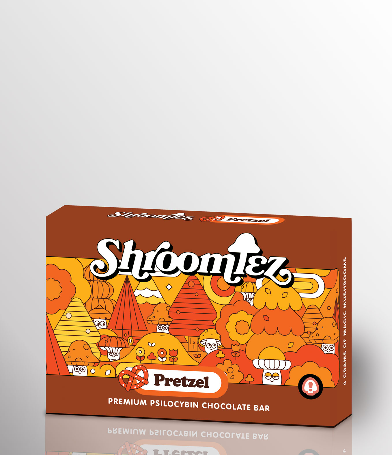 Shroomiez Pretzel Milk Chocolate Bar