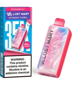 Strawberry+ Lost Mary MT35000 Turbo Vape